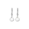 New Pendientes Plata, Circonitas Y Cristal De Roca Para Ella | Pendientes