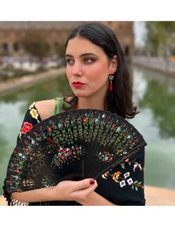 Discount Pendientes Plata-Oro, Diamantes Y Coral Para Ella | Pendientes