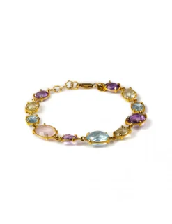 Fashion Pulsera Gemas de Color Pulseras | Para Ella