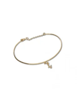 Fashion Pulsera Oro Amarillo Inicial Con Diamante Pulseras | Pulseras