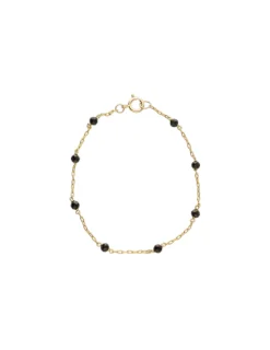 Fashion Pulsera Oro Amarillo Y Espinelas Para Ella | Pulseras